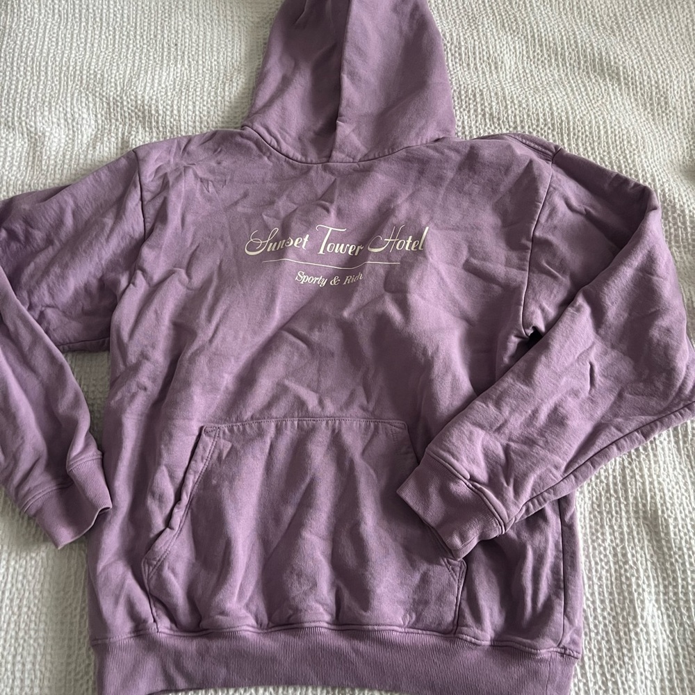 Sporty & Rich purple hoodie, Sunset Towers collection, NEVER WORN